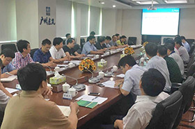 廣州市建筑集團(tuán)調(diào)研交流會(huì)現(xiàn)場(chǎng)