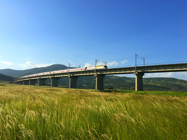 中鐵二局五公司參建的非洲第一條跨國標準軌現(xiàn)代電氣化鐵路通車