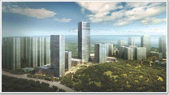 福建最大金融綜合體——江河承建“海西金谷廣場”幕墻工程預(yù)計明年完工 