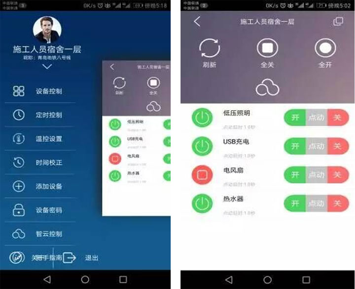 辦公區(qū)、生活區(qū)用電智能控制系統(tǒng)